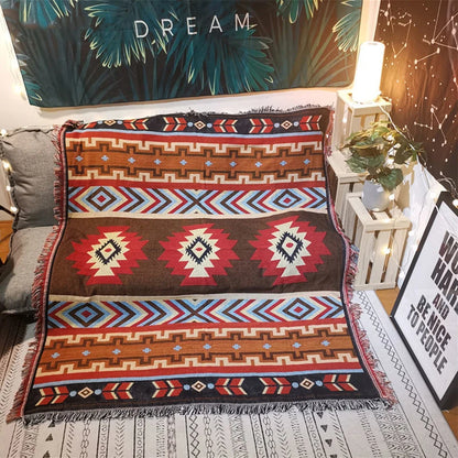 Tribal Blankets Indian Outdoor Rugs Camping Picnic Blanket Boho Decorative