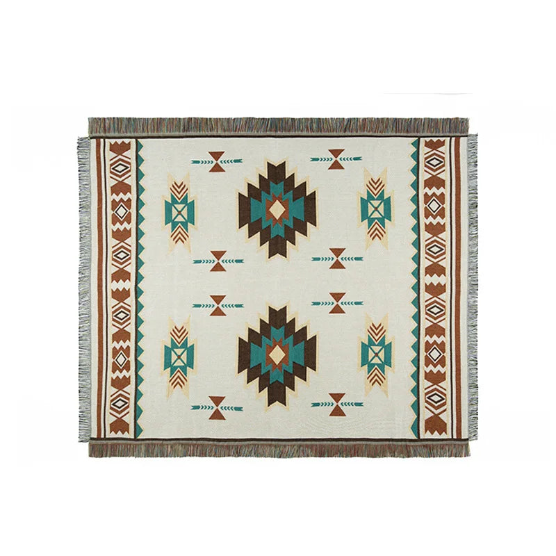 Tribal Blankets Indian Outdoor Rugs Camping Picnic Blanket Boho Decorative