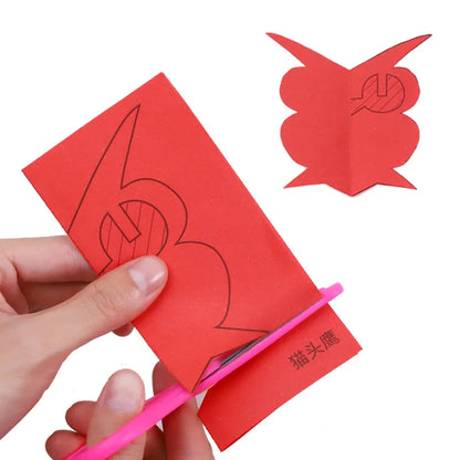 Paper-Cut Set Paper Cutting Scissor Skills Activity Cutting Book Kids Crafts