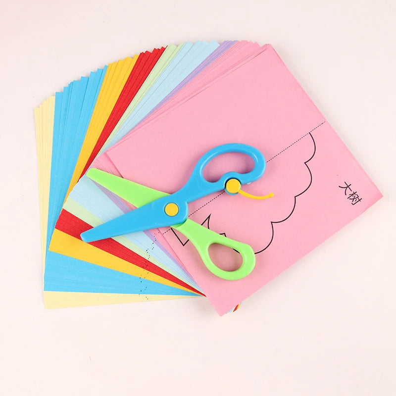 Paper-Cut Set Paper Cutting Scissor Skills Activity Cutting Book Kids Crafts