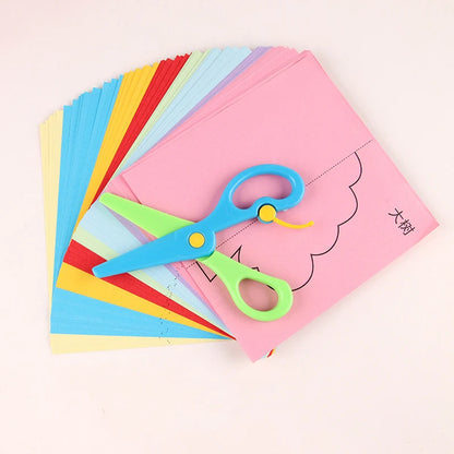 Paper-Cut Set Paper Cutting Scissor Skills Activity Cutting Book Kids Crafts