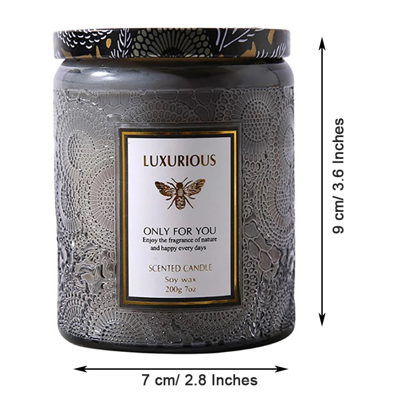 Scented Candle, Natural Soy Candle, Serenity Aromatic Candles, Home Decorative