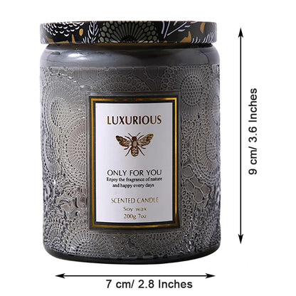 Scented Candle, Natural Soy Candle, Serenity Aromatic Candles, Home Decorative