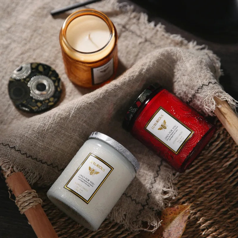 Scented Candle, Natural Soy Candle, Serenity Aromatic Candles, Home Decorative