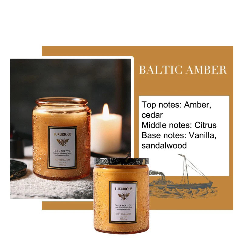 Scented Candle, Natural Soy Candle, Serenity Aromatic Candles, Home Decorative