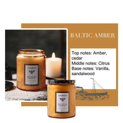 Scented Candle, Natural Soy Candle, Serenity Aromatic Candles, Home Decorative
