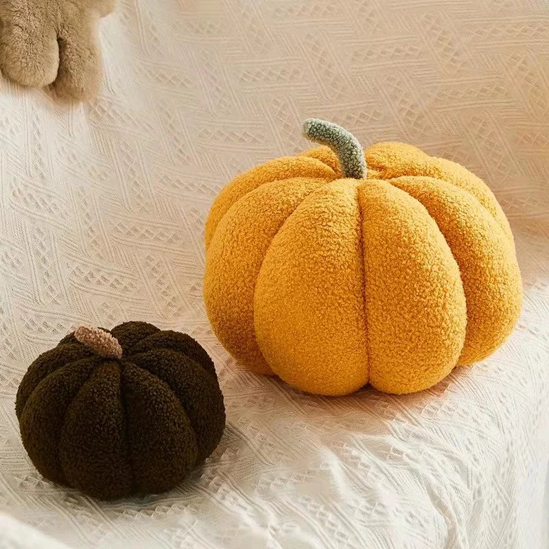 Thanksgiving Pumpkin Pillow, 3D Pumpkin Shaped Pillow Plush Pillow Decorative