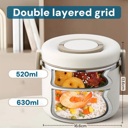 Stainless Thermal Insulation Bento Lunch Box Pot Jar