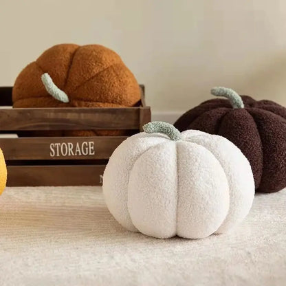 Thanksgiving Pumpkin Pillow, 3D Pumpkin Shaped Pillow Plush Pillow Decorative