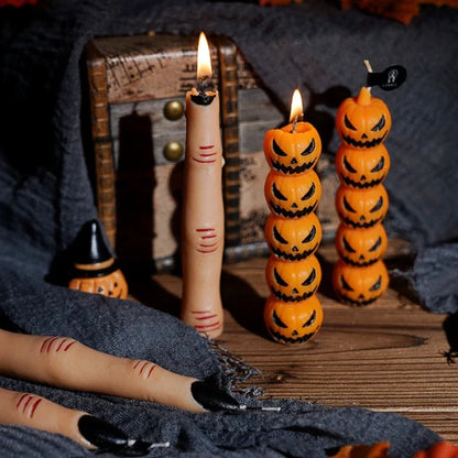 Scented Candle-Spooky Finger/Pumpkin/Skull Design Festive Party