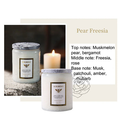 Scented Candle, Natural Soy Candle, Serenity Aromatic Candles, Home Decorative