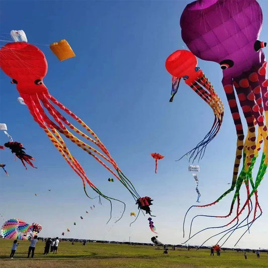 Octopus Kites Flying Toys for Children Kites Line Professional Winds Kites Factory