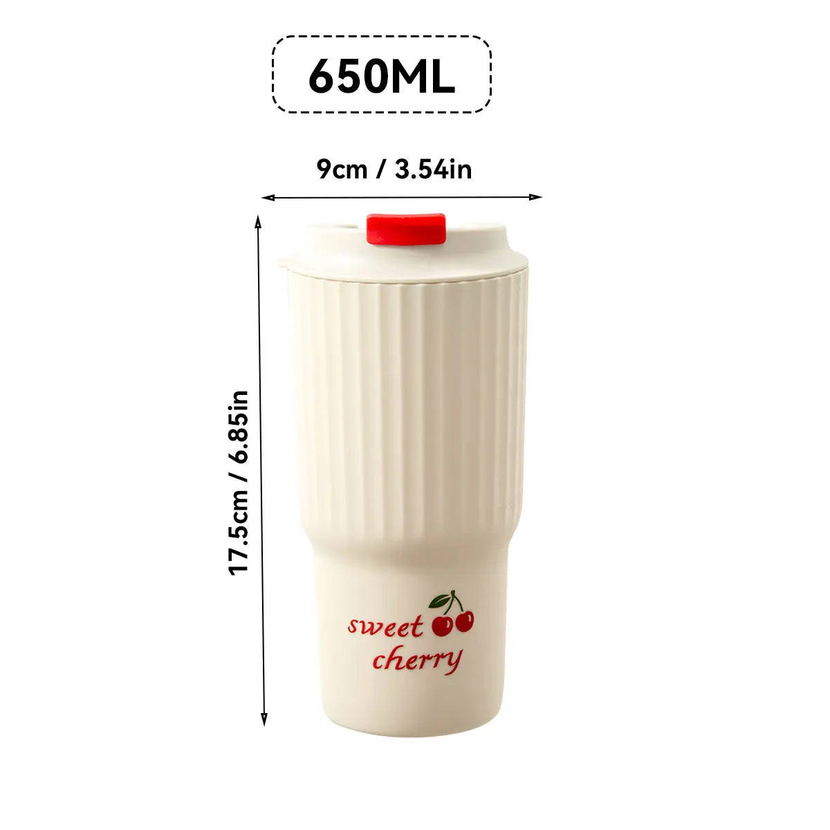 Travel Portable Plastic Coffee Mug With Nylon Rope Sealed Leak Proof