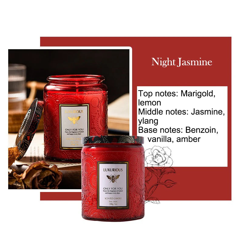 Scented Candle, Natural Soy Candle, Serenity Aromatic Candles, Home Decorative