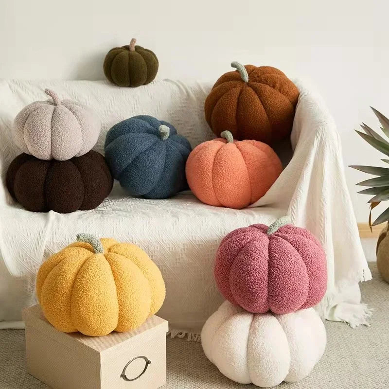 Thanksgiving Pumpkin Pillow, 3D Pumpkin Shaped Pillow Plush Pillow Decorative