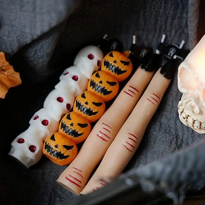 Scented Candle-Spooky Finger/Pumpkin/Skull Design Festive Party