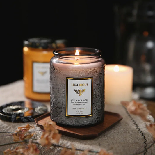Scented Candle, Natural Soy Candle, Serenity Aromatic Candles, Home Decorative